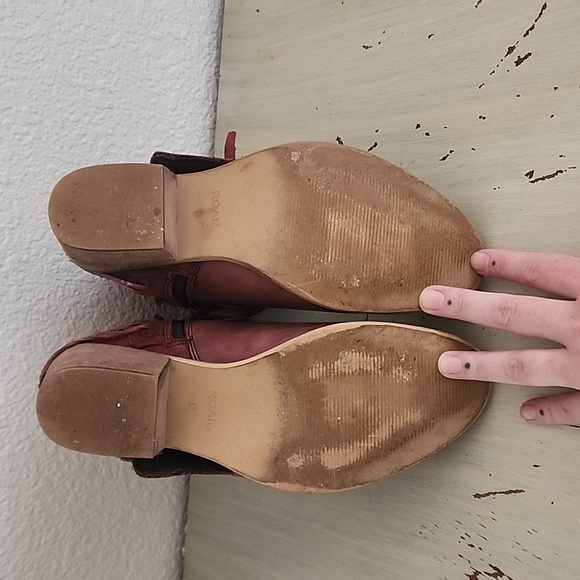 ROAN by Bed Stu Red booties  NWOT - Picture 6 of 7